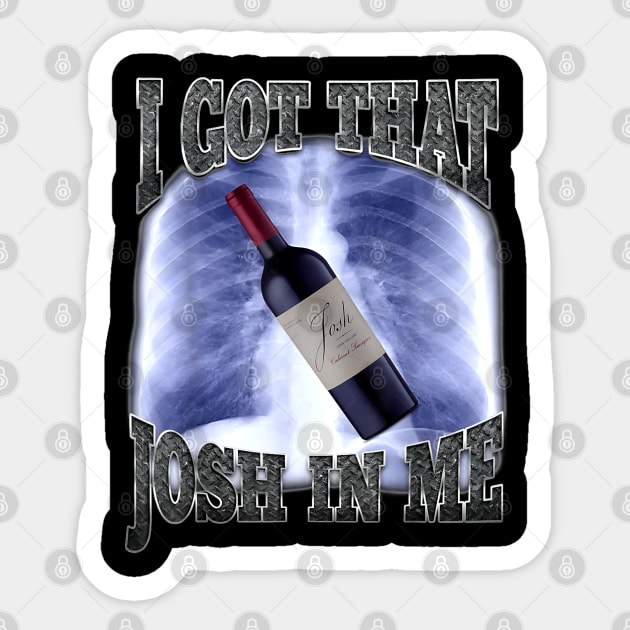 I Got That Wine In Me Sticker by Drawings Star